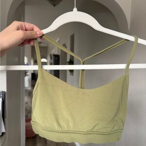 Lululemon Flow Y Bra 
Bronze Green
Size 8